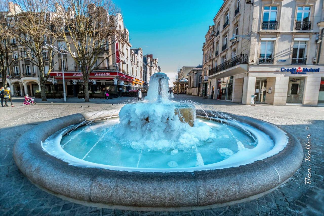 Ponsardin #55 Spacieux Appartement 3 Ch 6 Couchages Reims Esterno foto