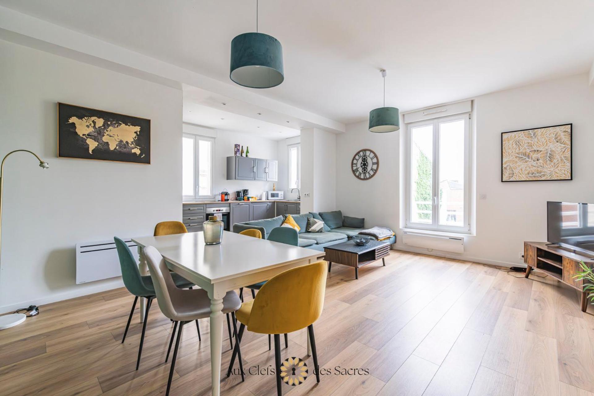 Ponsardin #55 Spacieux Appartement 3 Ch 6 Couchages Reims Esterno foto